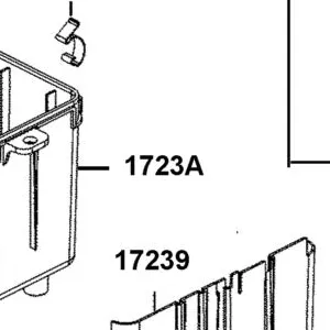 1723A-AHH8-M00 CASE ASSY AIR/C — diagram cutout