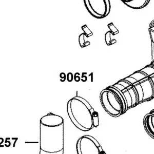 90651-AHH8-M00 BAND 57 — diagram cutout