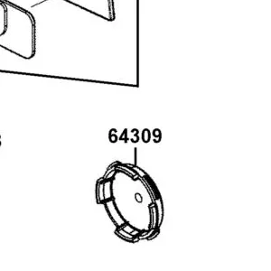 64309-AKE6-M00-N1R COVER WINKER (Black) — diagram cutout