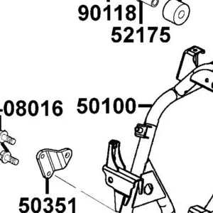 50100-BAC1-M00 BODY COMP FRAME — diagram cutout