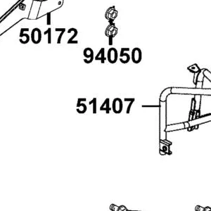 51407-BAC1-M00 STAY L FRONT FENDER — diagram cutout