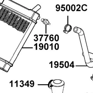 19010-AHH8-M00 RADIATOR COMP — diagram cutout
