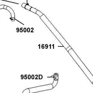 16911-BAC1-M00 HOSE ASSY BREATHER — diagram cutout