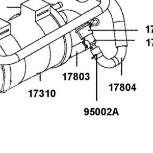 17803-BAC1-M00 TUBE ASSY CANISTER 3 WAY JOINT — diagram cutout