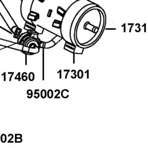 17301-LEC1-M00 RUBBER CANISTER MOUNT — diagram cutout