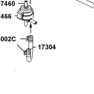 17304-BAC1-M01 HOSE ASSY CANISTER-VAPOR CONTROL VALVE — diagram cutout