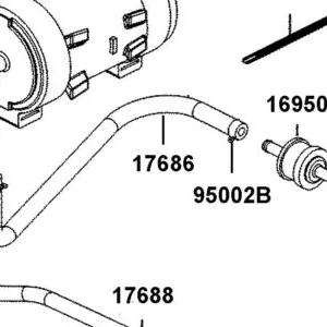 17686-BAC1-M01 TUBE ASSY CANISTER CHECK VALVE — diagram cutout