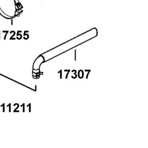 17307-BAC1-M00 HOSE ASSY CANISTER-AIR/C — diagram cutout