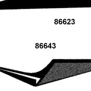 86643-BAC1-M00-T04 STRIPE B R RR FENDER — diagram cutout