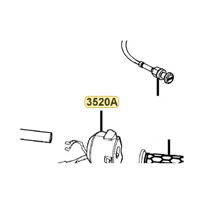 3520A-LCD9-900 SW ASSY LH HAND COMP — diagram cutout