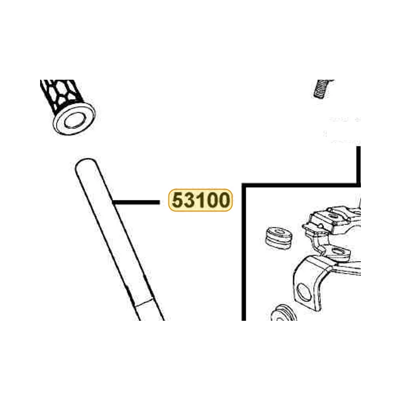 53100-LDF3-900-NJS HANDLE PIPE STEERING — diagram cutout