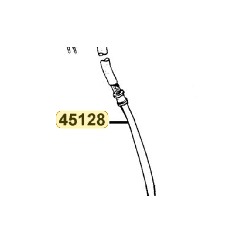 45128-LCA5-E00 HOSE ASSY FR (C/P R) BRK — diagram cutout
