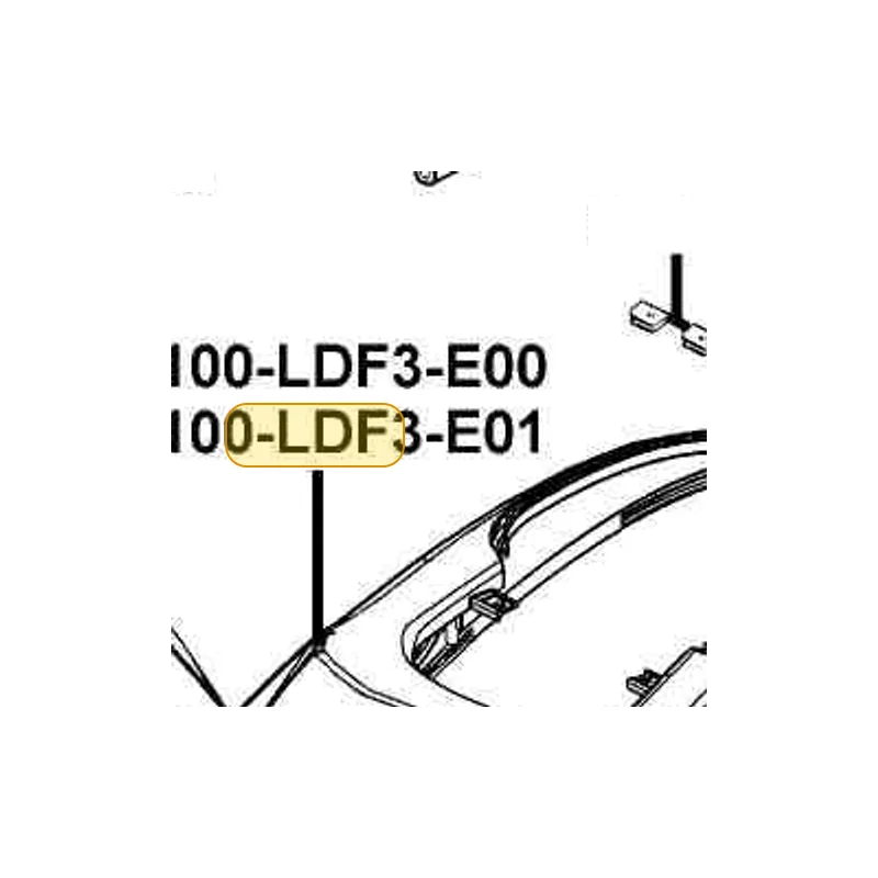 60100-LDF3-E00-C7R FENDER FRONT — diagram cutout