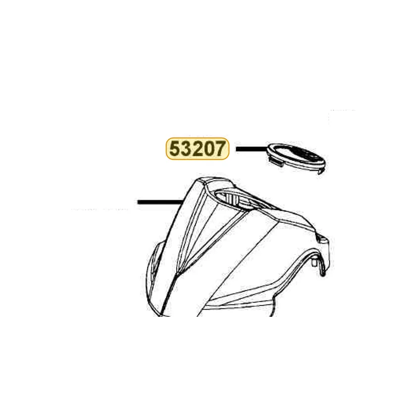 53207-LDF3-900-E8R LID HANDLE COVER — diagram cutout