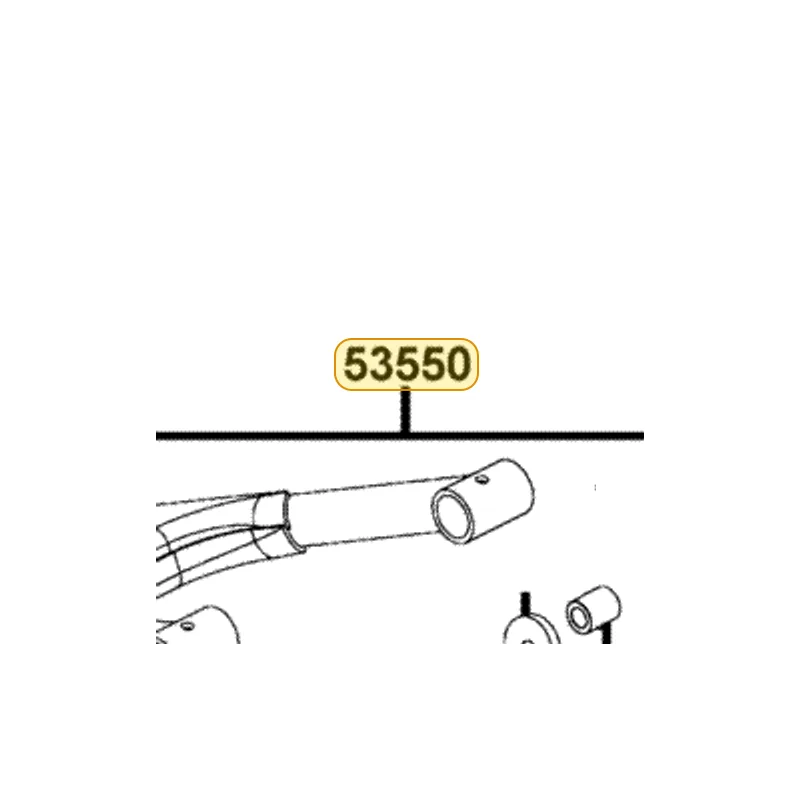 53550-PWA2-900-MBS ARM ASSY LEFT LOW SWING — diagram cutout