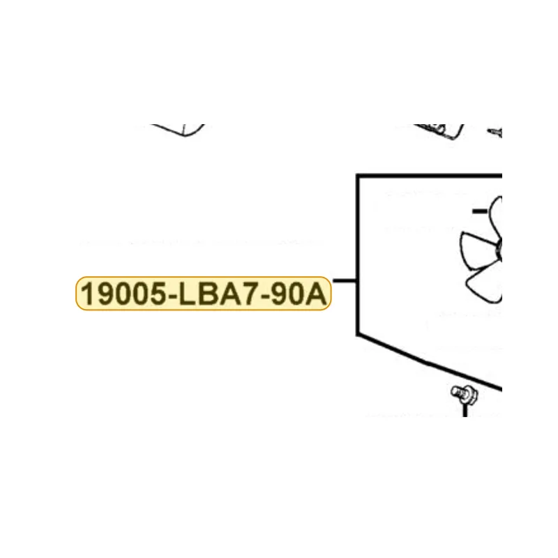 19005-LBA7-90A SHROUD ASSY — diagram cutout
