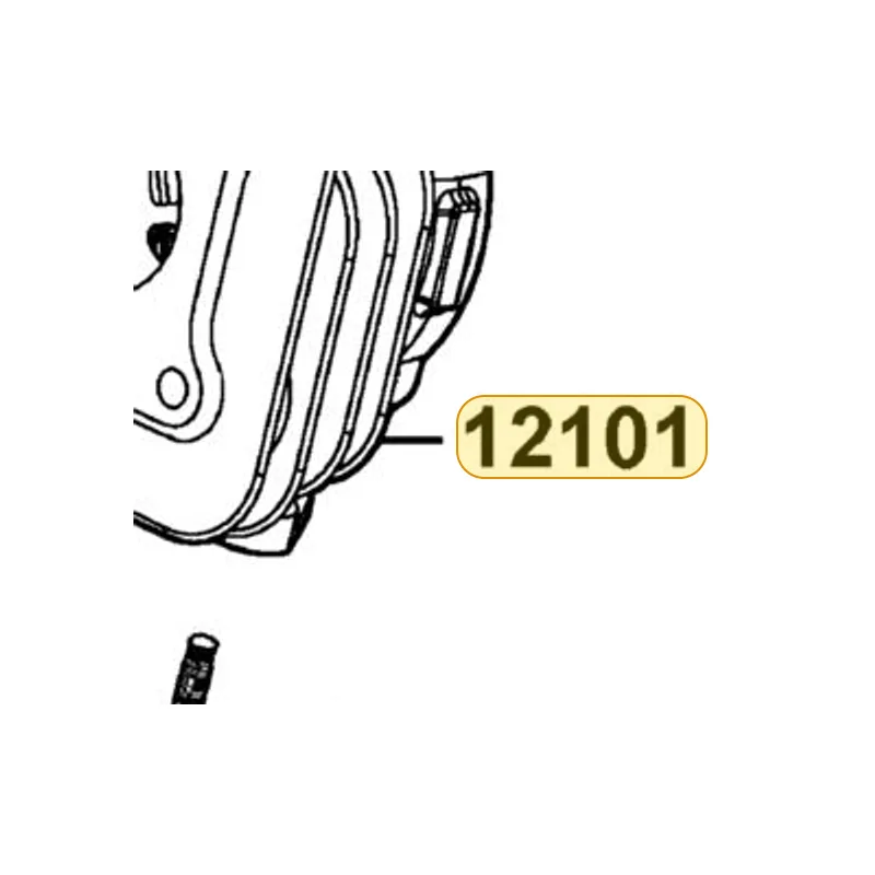12101-GKAK-931 CYLINDER — diagram cutout