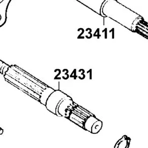 23431-LBD3-900 SHAFT FINAL — diagram cutout