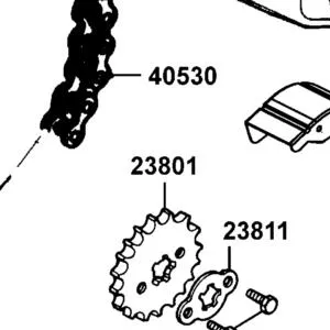 23801-KYCY-900 SPROCKET DRIVE — diagram cutout