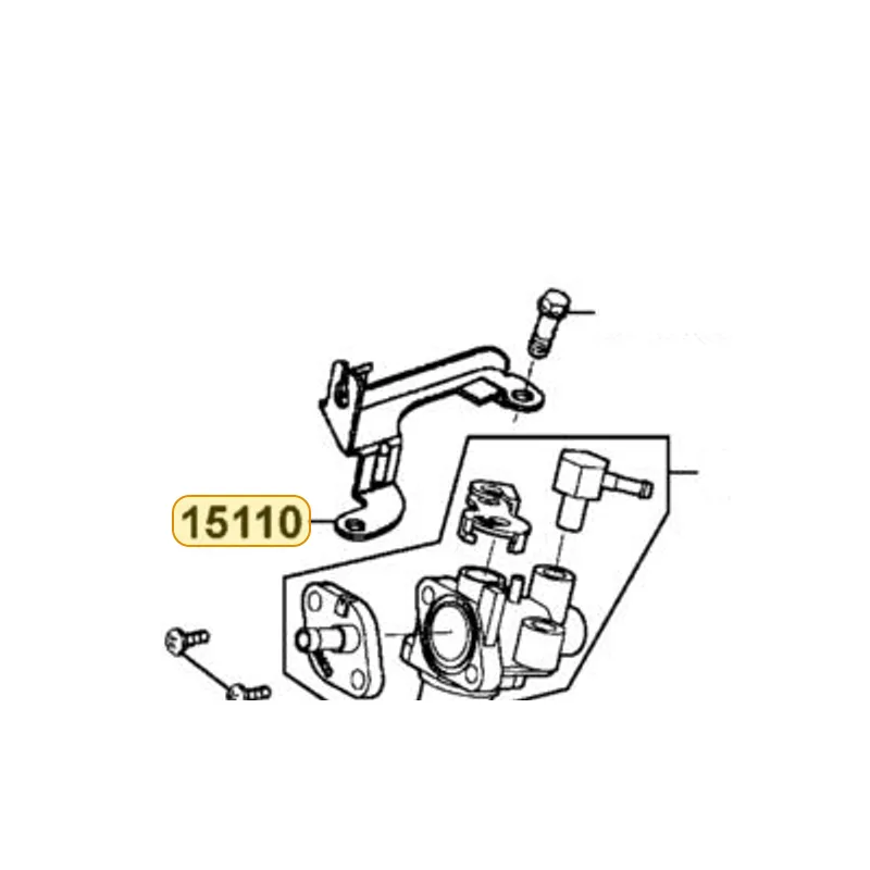 15110-KNBN-901 PLATE COMP OIL PUMP SET — diagram cutout