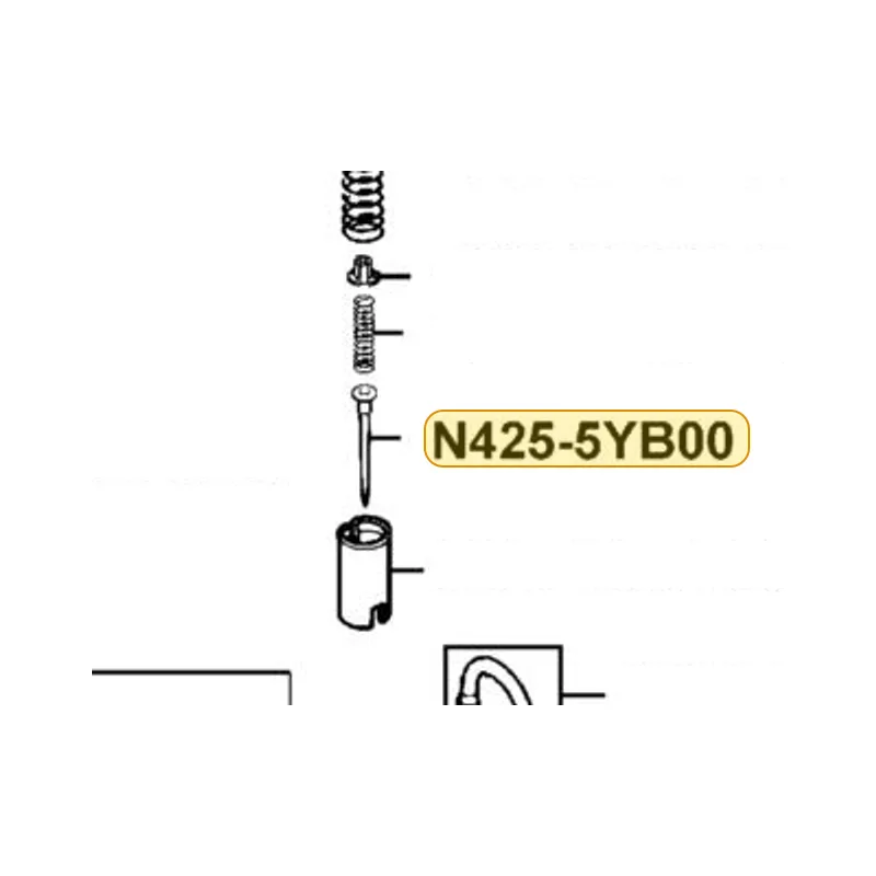 N425-5YB00 JET NEEDLE COMP — diagram cutout