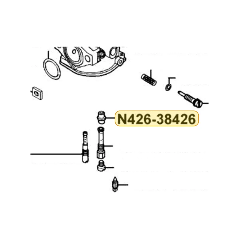 N426-38426 NEEDLE JET — diagram cutout