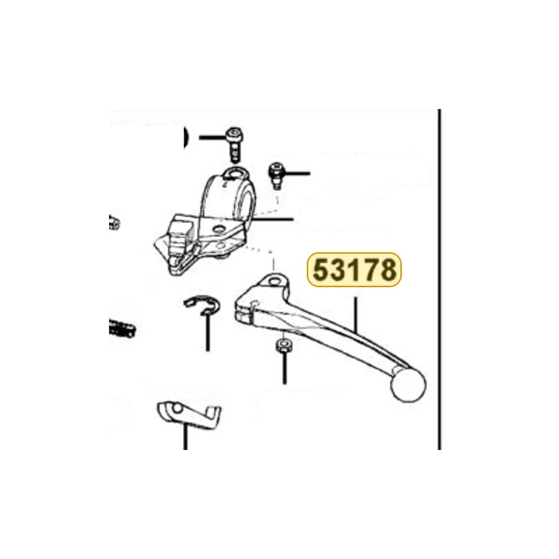 53178-LBD4-900-M2A LEVER L HANDLE — diagram cutout