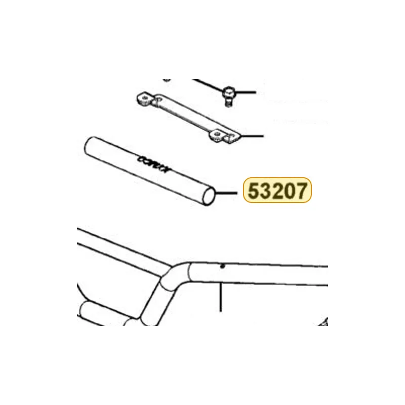 53207-PVA2-900 PAD HANDLEBAR — diagram cutout