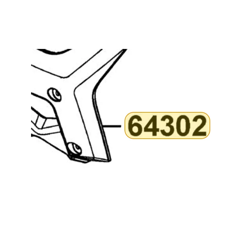 64302-LBD4-910-N1R COVER.FR. BUMPER (Black) — diagram cutout