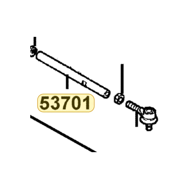 53701-LBD4-900 ROD COMP STEERING — diagram cutout