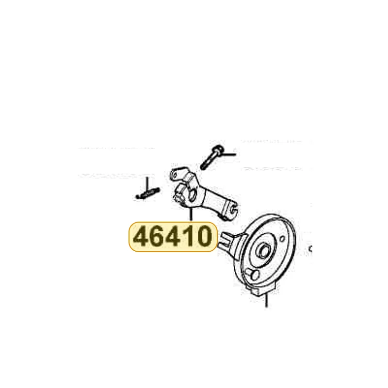 46410-LBD3-900 ARM FR BRAKE LH — diagram cutout