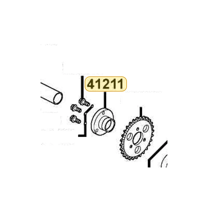 41211-LBD4-900 HOLDER SPROCKET — diagram cutout