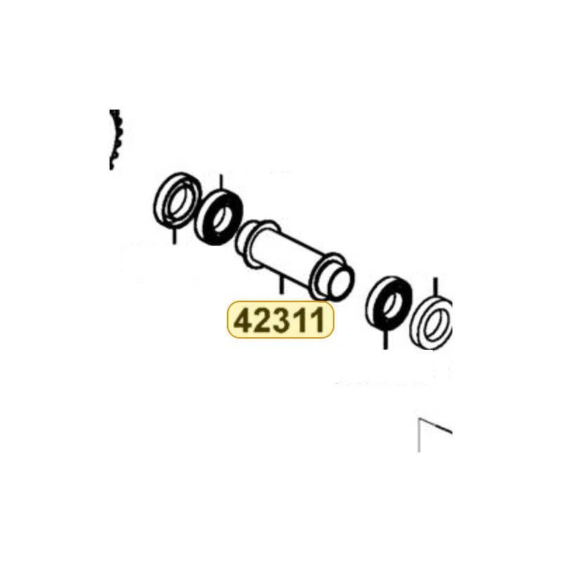 42311-LBD4-900 COLLAR RR HUB — diagram cutout