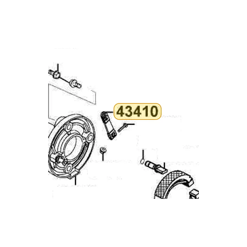 43410-LBD4-900 ARM COMP RR BRK — diagram cutout