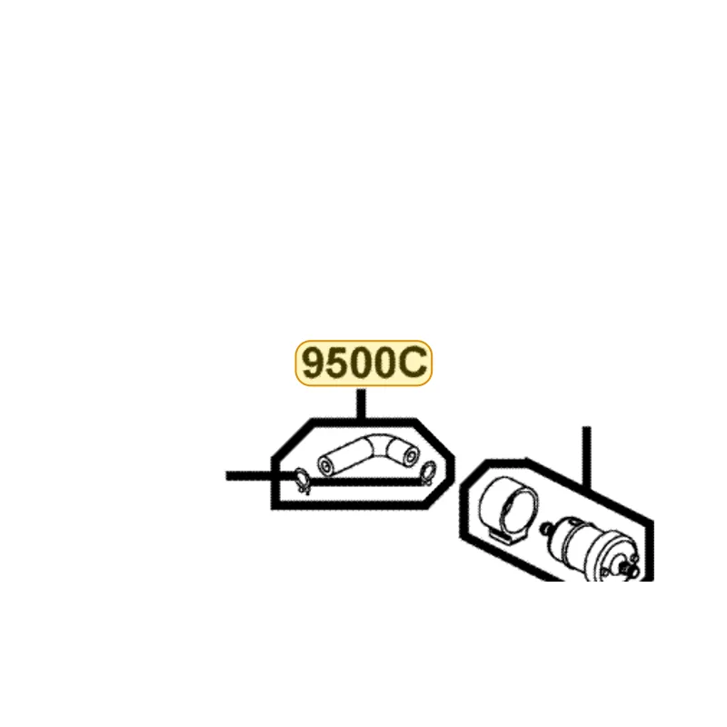 9500C-LBD3-900 TUBE ASSY FUEL — diagram cutout