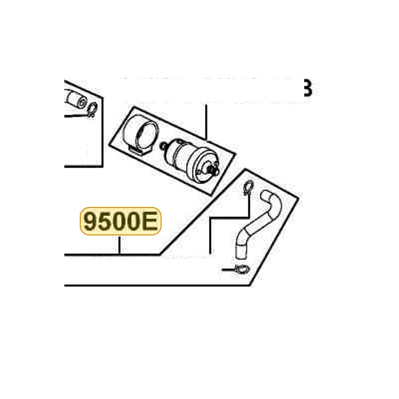 9500E-LBD3-900 TUBE ASSY FUEL — diagram cutout