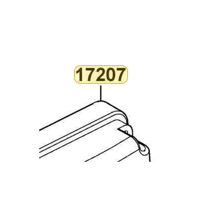 17207-LBD3-900 COVER COMP AIR/C — diagram cutout