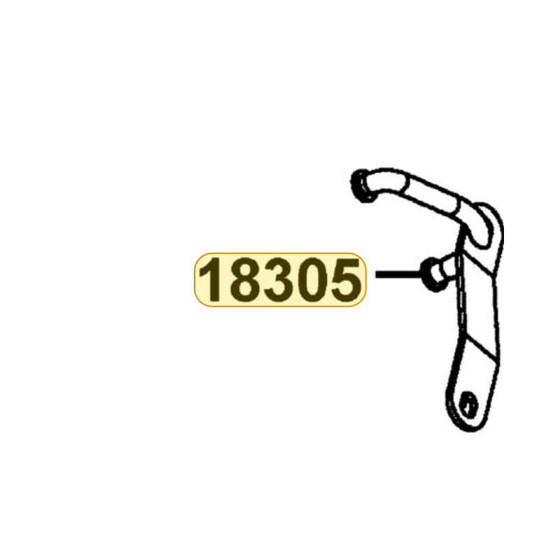 18305-LBD3-E00 STAY MUFFLER — diagram cutout
