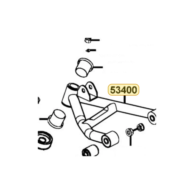 53400-LBD4-900 ARM ASSY R SWING — diagram cutout