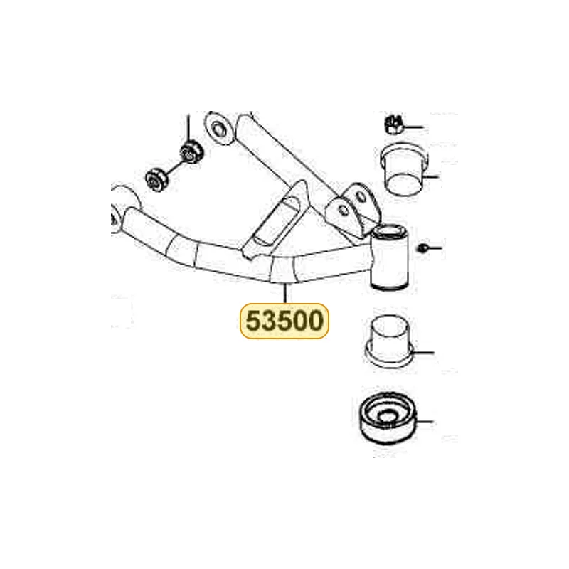 53500-LBD4-900 ARM ASSY L SWING — diagram cutout
