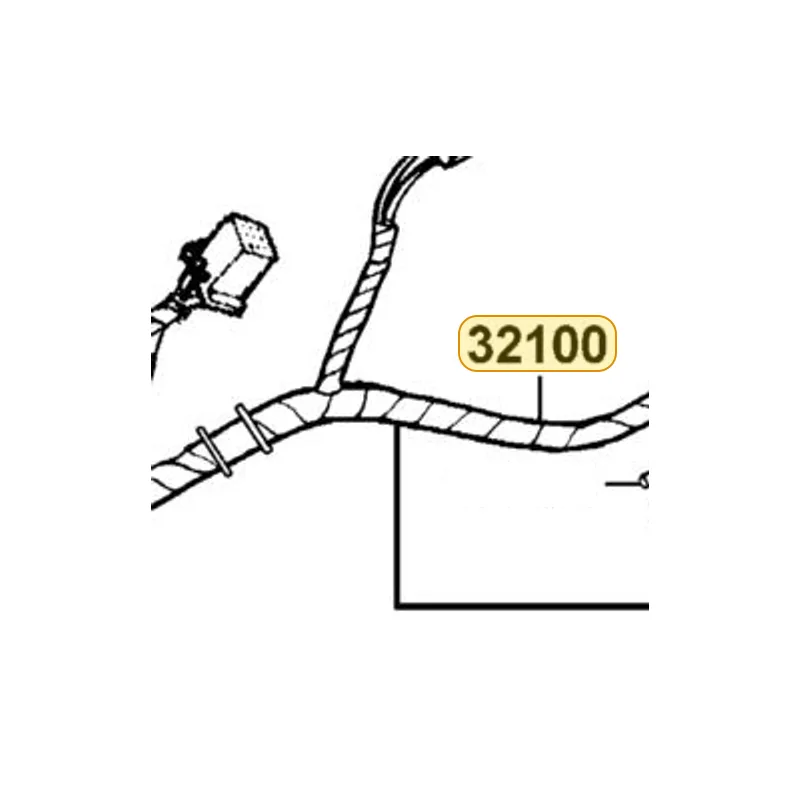 32100-LBD3-900 HARNESS WIRE — diagram cutout