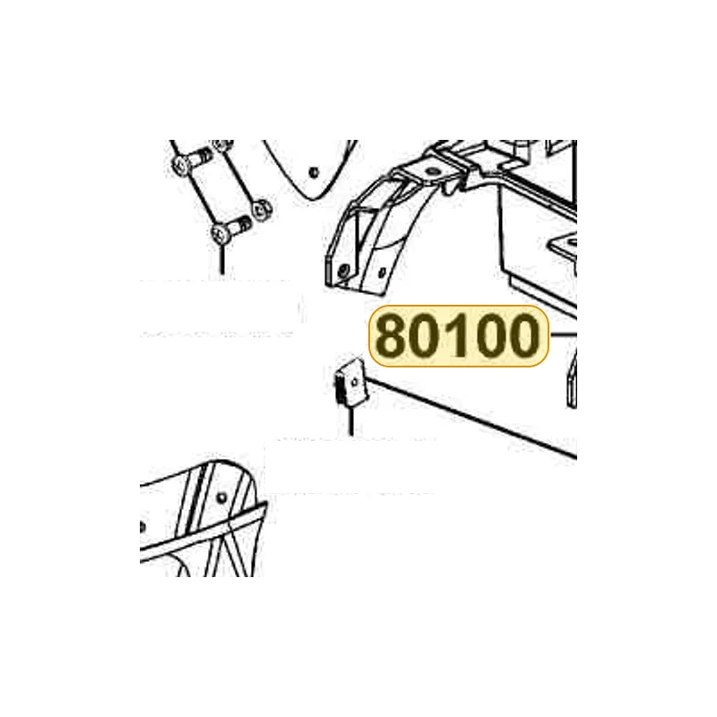 80100-LBD4-900-HGR FENDER REAR — diagram cutout