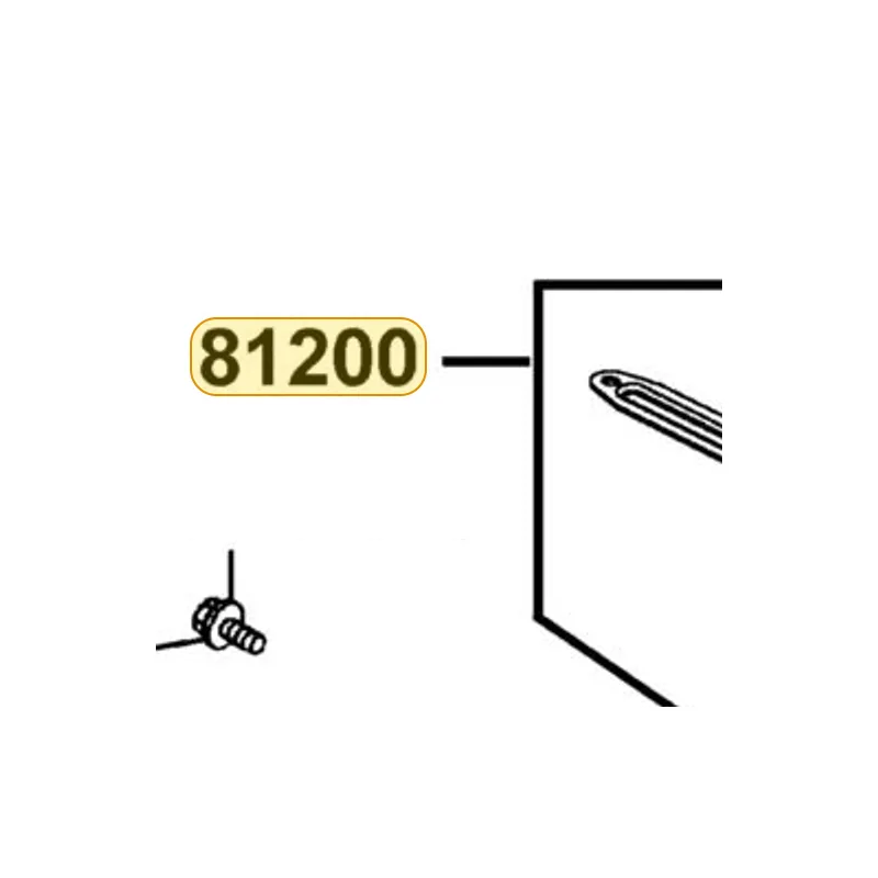 81200-LBD3-900 GRIP ASSY REAR — diagram cutout