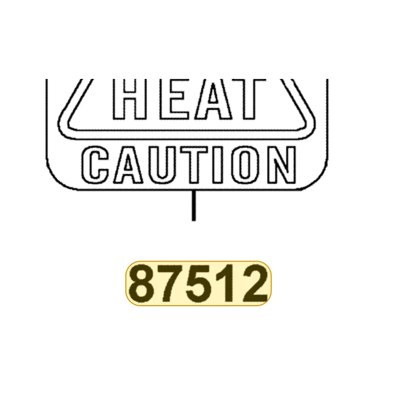 87512-LBD4-E00-T01 HEAT CAUTION — diagram cutout