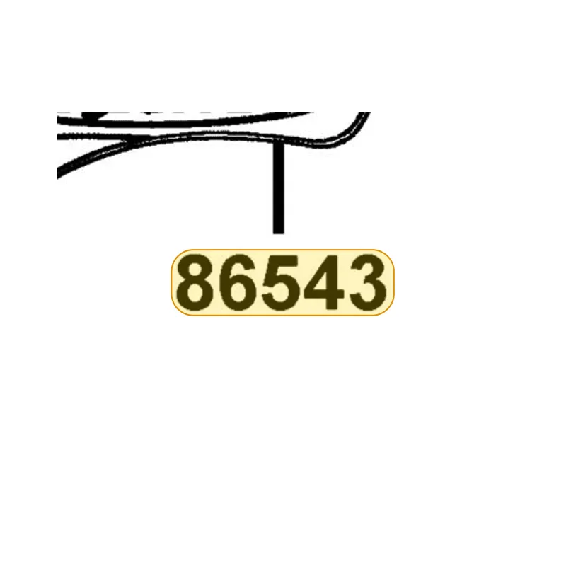 86543-LBD3-E60-T01 STRIPE B R FR FENDER — diagram cutout