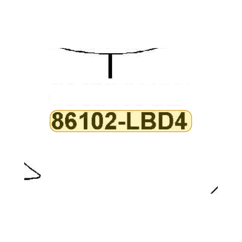 86102-LBD4-900-T02 STRIPE K-LOGO 25MM — diagram cutout