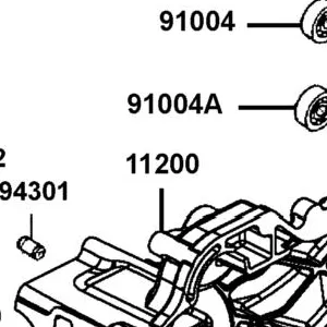 11200-PWA5-900 CRANK CASE COMP LEFT — diagram cutout