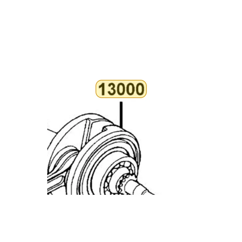 13000-PWA5-900 CRANK SHAFT COMP — diagram cutout