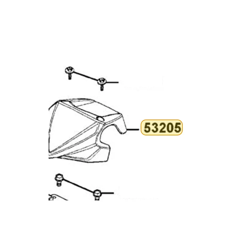 53205-LBD4-E00-YRR COVER HANDLE — diagram cutout