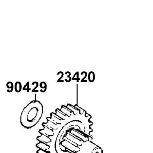 23420-LBD6-E00 SHAFT COMP COUNTER — diagram cutout